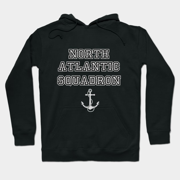 Navy T-SHIRT North Atlantic Squadron Fouled Anchor T-Shirt Hoodie by SailorsDelight